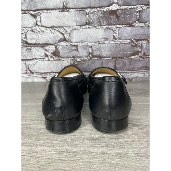 Cole Haan Black Leather Woven Weaves Buckle Loafers Dress Shoes Men 10.5M US/44 - Picture 4 of 16